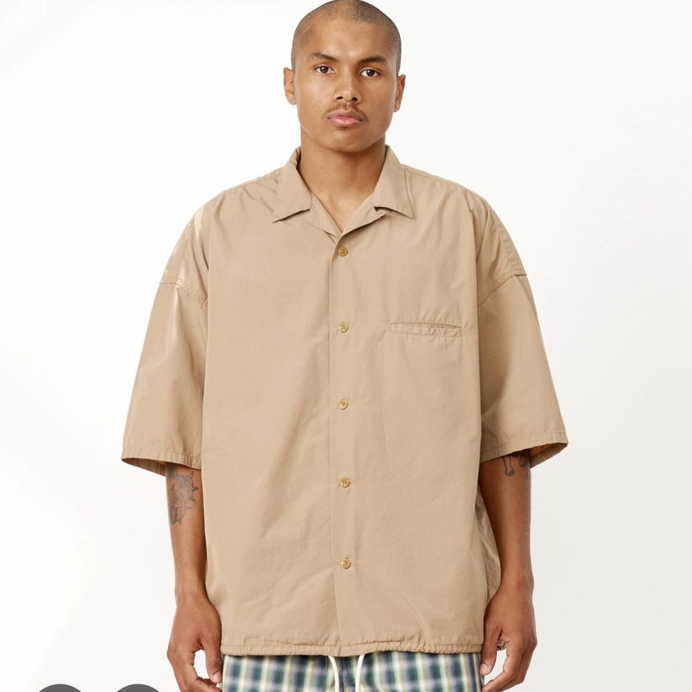 Nanamica Open Collar Wind Shirt M